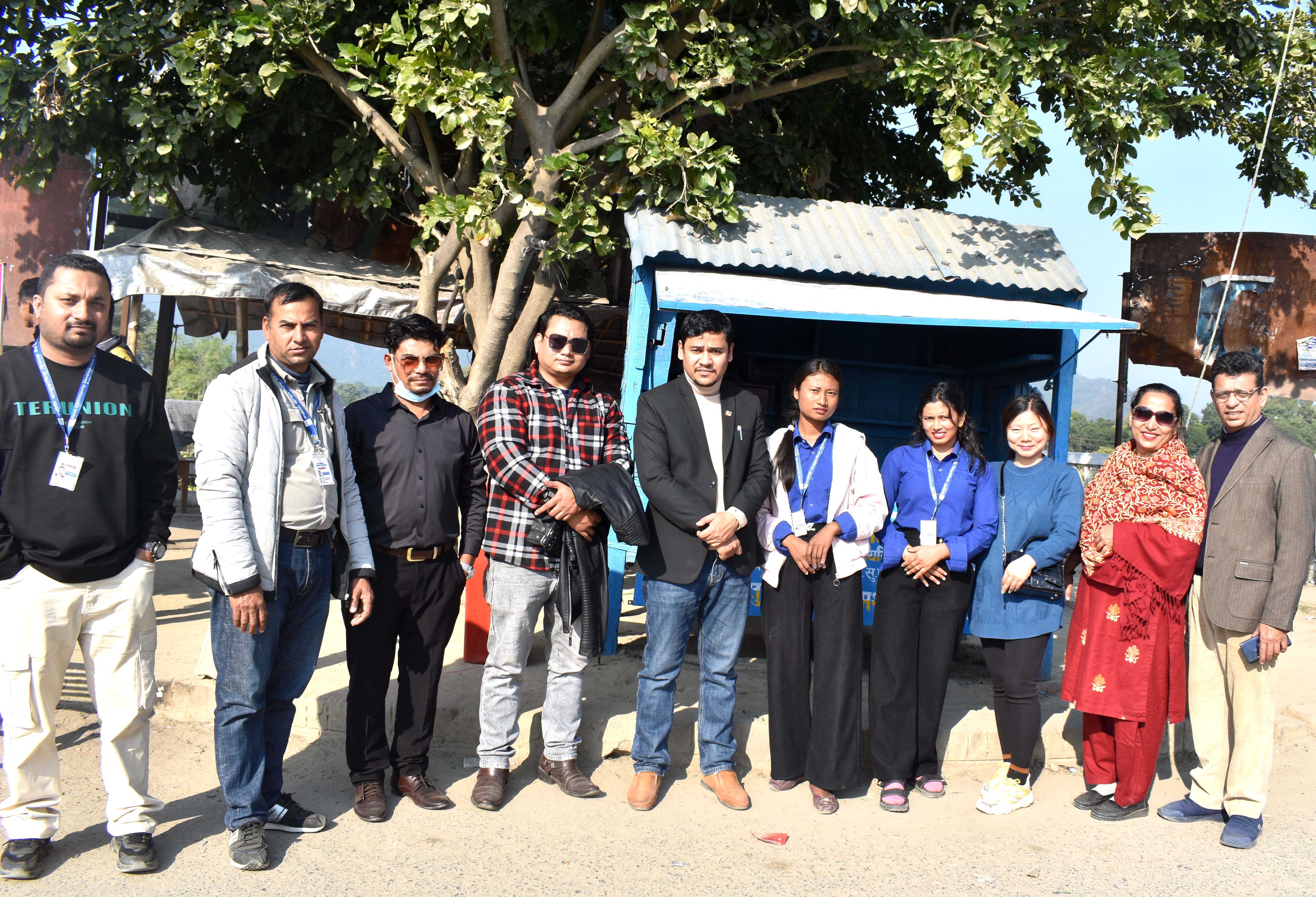 JCDS Nepal Board Members Visit Triveni Border for Program Observation